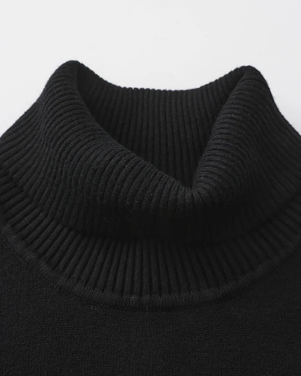 Gstaad Merino Wool Turtleneck | Premium Wool Blend with Modern Fit