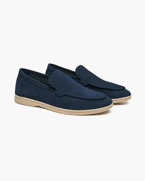 Premium Suede Loafers - Baumont Club Luxury Slip-Ons with Supportive In-Sole
