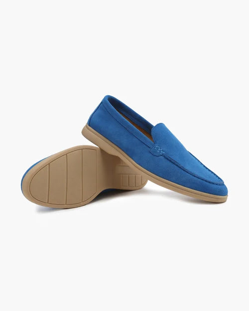 Premium Suede Loafers - Baumont Club Luxury Slip-Ons with Supportive In-Sole