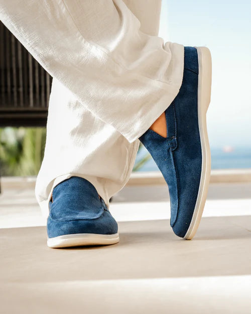 Baumont Club Suede Loafers – Luxurious Suede Slip-Ons with Orthopedic Support Insole
