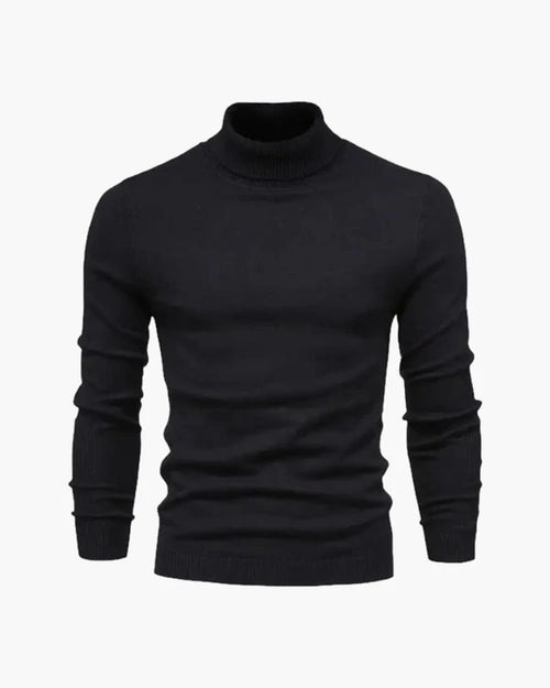 Gstaad Merino Wool Turtleneck | Premium Wool Blend with Modern Fit