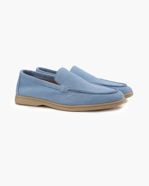 Premium Suede Loafers - Baumont Club Luxury Slip-Ons with Supportive In-Sole
