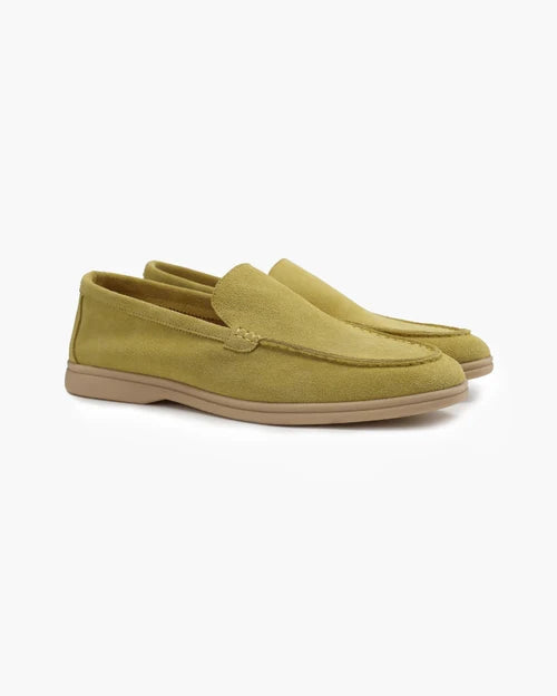 Premium Suede Loafers - Baumont Club Luxury Slip-Ons with Supportive In-Sole