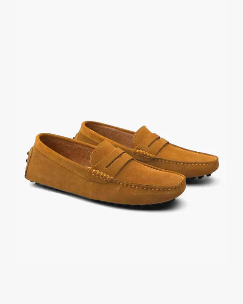 Baumont Club Suede Clogs - Luxe Calf-Suede Slip-Ons with All-Leather Insole