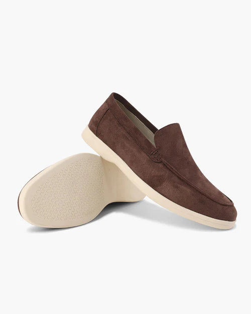 Baumont Club Suede Loafers – Luxurious Suede Slip-Ons with Orthopedic Support Insole