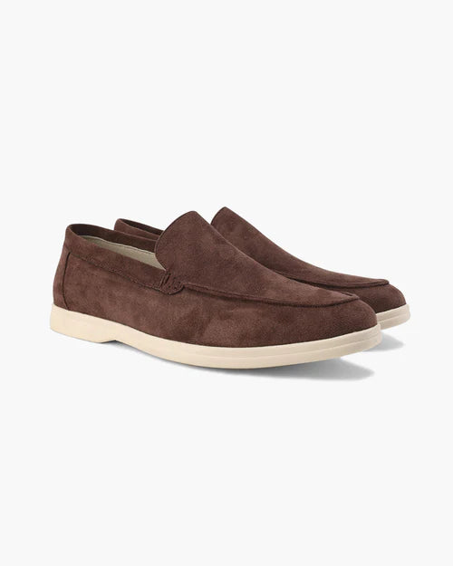 Baumont Club Suede Loafers – Luxurious Suede Slip-Ons with Orthopedic Support Insole