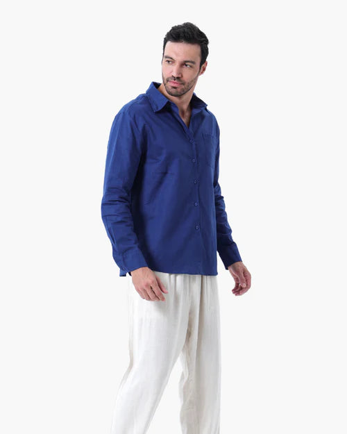 Stylish Diner Night Bundle | Cape Town Linen Shirt, Zanzibar Linen Pantalon & Suede Loafers