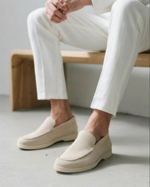 Baumont Club Suede Loafers – Luxurious Suede Slip-Ons with Orthopedic Support Insole