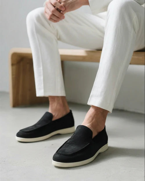 Baumont Club Suede Loafers – Luxurious Suede Slip-Ons with Orthopedic Support Insole