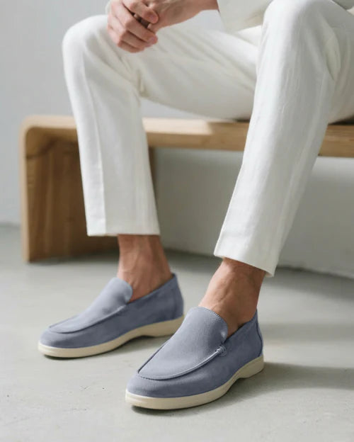 Baumont Club Suede Loafers – Luxurious Suede Slip-Ons with Orthopedic Support Insole