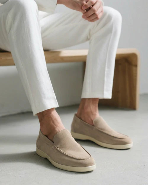 Baumont Club Suede Loafers – Luxurious Suede Slip-Ons with Orthopedic Support Insole