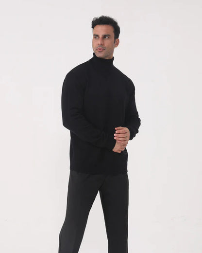 Gstaad Merino Wool Turtleneck | Premium Wool Blend with Modern Fit