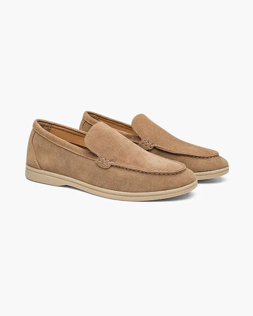 Premium Suede Loafers - Baumont Club Luxury Slip-Ons with Supportive In-Sole