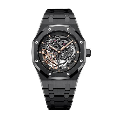 B.Club Watch Obsidian Reveal Automatic Skeleton