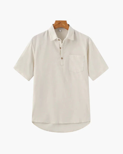 Casablanca Linen Polo - 100% Linen