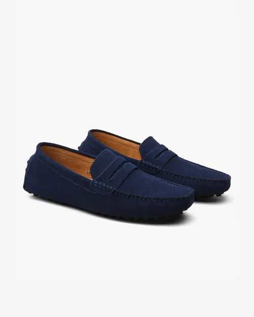 Baumont Club Suede Clogs - Luxe Calf-Suede Slip-Ons with All-Leather Insole