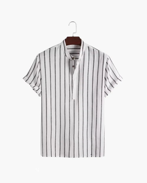 Bari Sailor Polo – Organic Cotton Sailor-Collar Polo Shirt