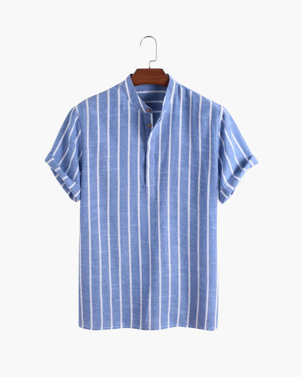 Bari Sailor Polo – Organic Cotton Sailor-Collar Polo Shirt