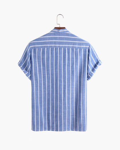 Bari Sailor Polo – Organic Cotton Sailor-Collar Polo Shirt