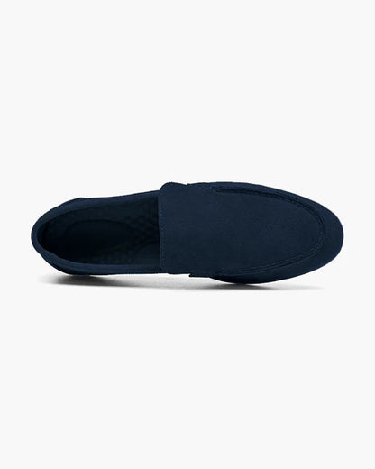 Premium Suede Loafers - Baumont Club Luxury Slip-Ons with Supportive In-Sole