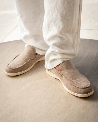 Baumont Club Suede Loafers – Luxurious Suede Slip-Ons with Orthopedic Support Insole