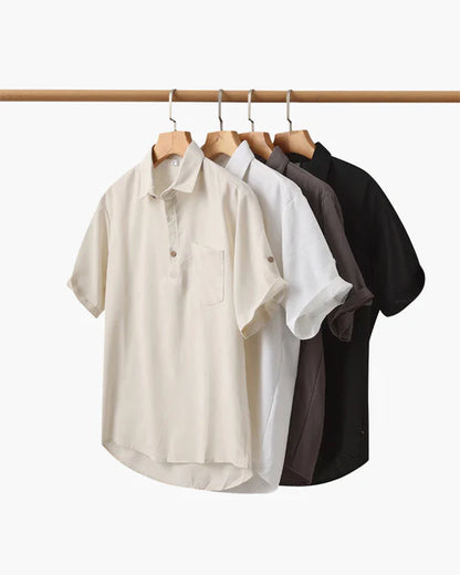 Casablanca Linen Polo - 100% Linen