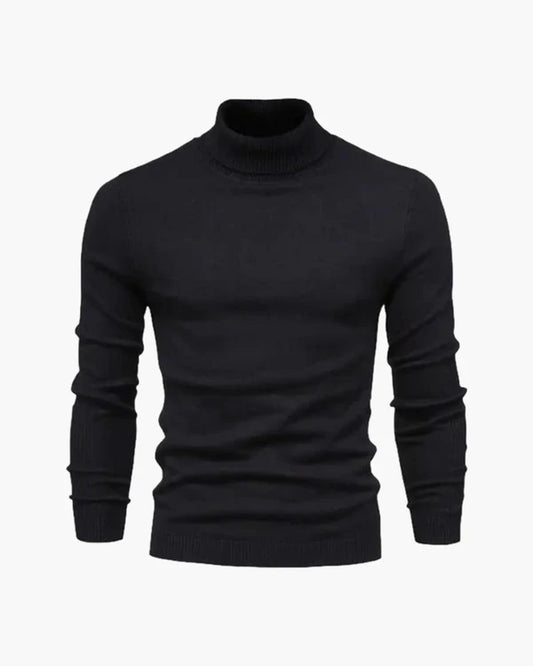 Gstaad Merino Wool Turtleneck | Premium Wool Blend with Modern Fit