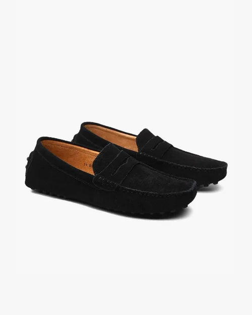 Baumont Club Suede Clogs - Luxe Calf-Suede Slip-Ons with All-Leather Insole