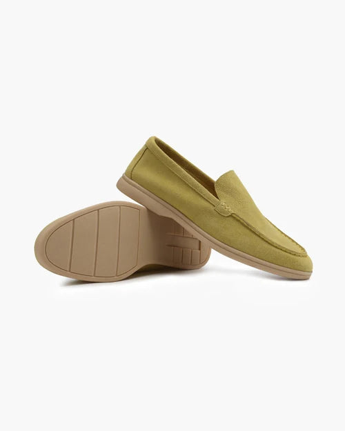 Premium Suede Loafers - Baumont Club Luxury Slip-Ons with Supportive In-Sole
