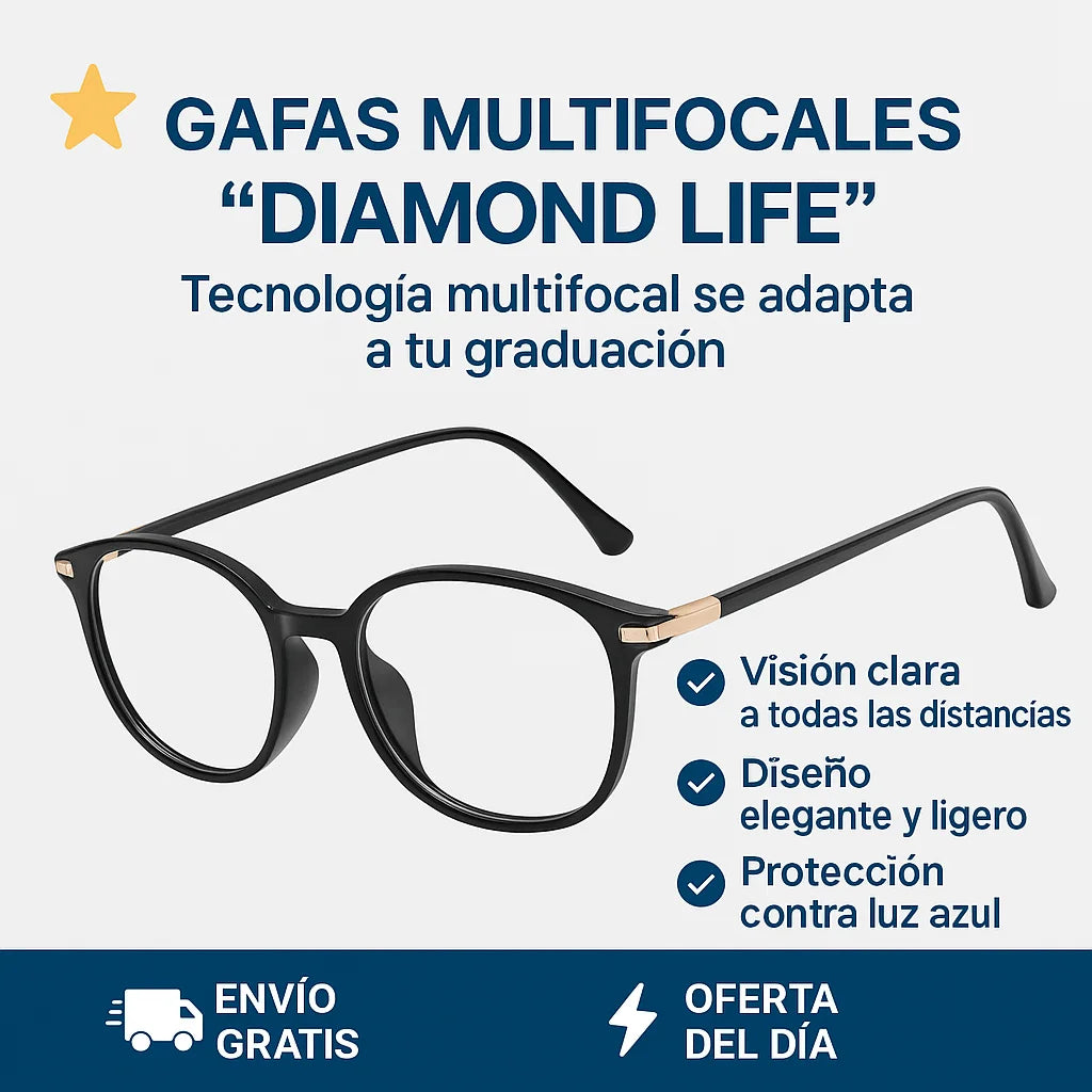 GAFAS MULTIFOCALES INTELIGENTES SE ADAPTA A TU GRADUACIÓN [PROMO 2X1]