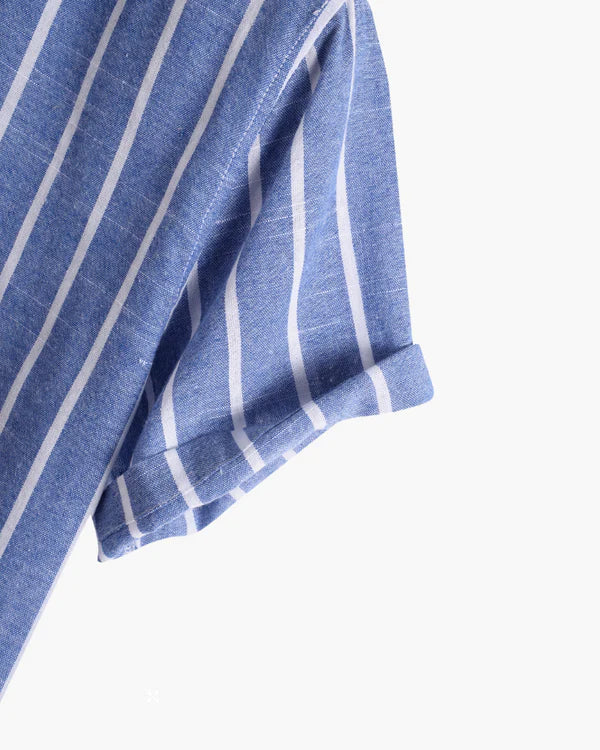 Bari Sailor Polo – Organic Cotton Sailor-Collar Polo Shirt