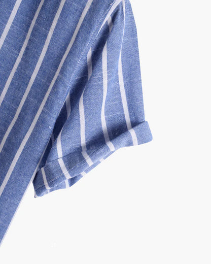 Bari Sailor Polo – Organic Cotton Sailor-Collar Polo Shirt