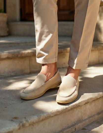 Premium Suede Loafers - Baumont Club Luxury Slip-Ons with Supportive In-Sole