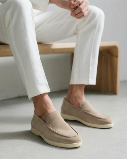 Baumont Club Suede Loafers – Luxurious Suede Slip-Ons with Orthopedic Support Insole