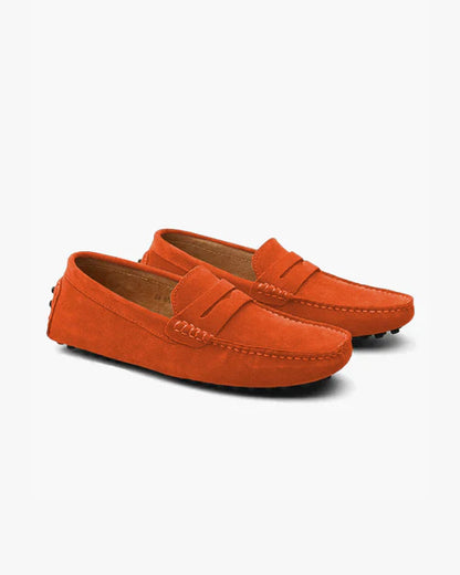 Baumont Club Suede Clogs - Luxe Calf-Suede Slip-Ons with All-Leather Insole